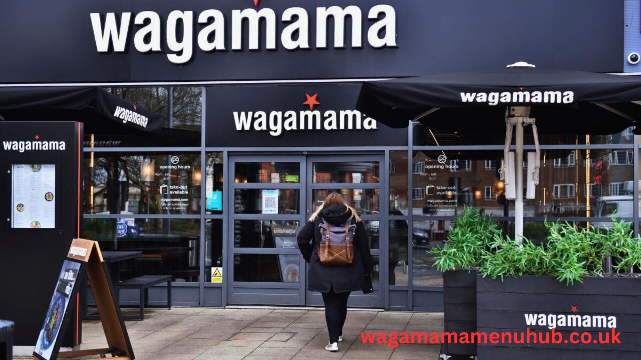 Wagamama Bury St Edmunds Menu